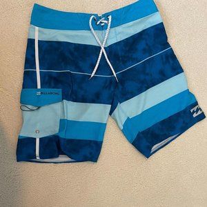 Billabong PlatinumX Blue Board Shorts — New